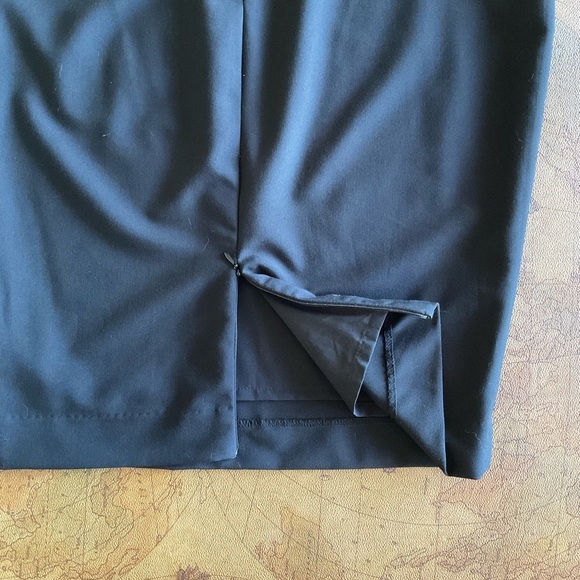 Black Label Elegant Black Pencil Skirt - Picture 6 of 8